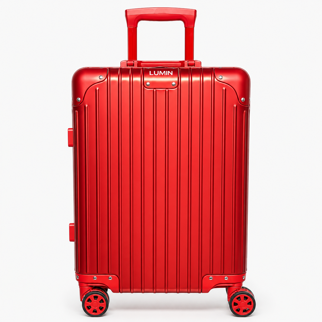 Lumin Aluminum Hard Shell Vertigo Suitcase with TSA Locks - 55cm
