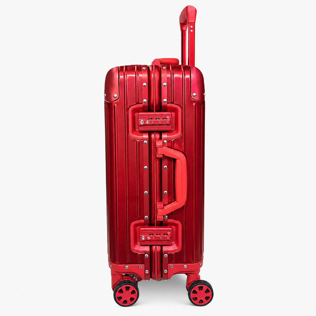 Lumin Aluminum Hard Shell Vertigo Suitcase with TSA Locks - 55cm