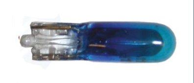 Lucas Car Light 12V 1.2W Wedge Base Blue Bulbs (Pack of 10)