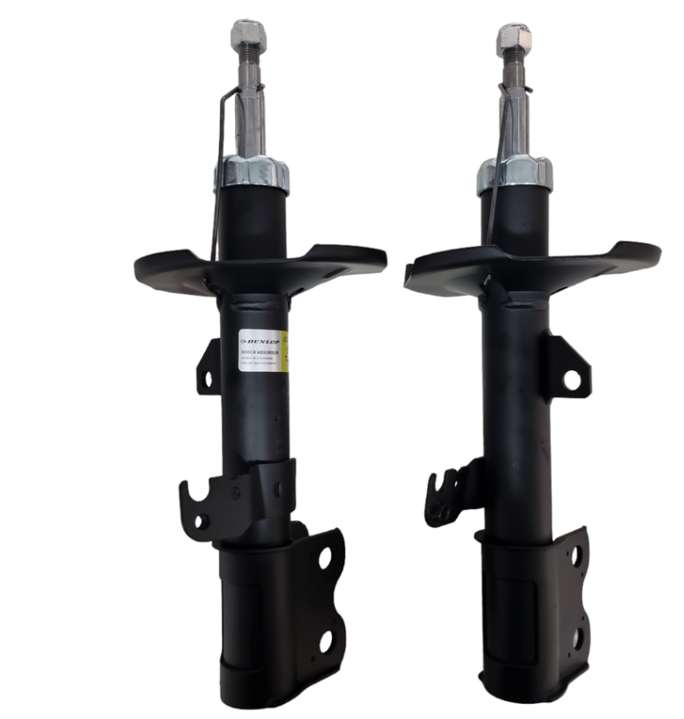 Dunlop Shock Absorbers Front Toyota Corolla RUNX E120 -2007 Pair