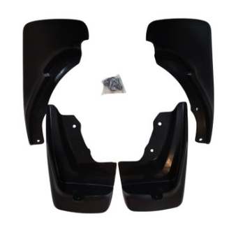 Dunlop Mudflaps Compatible With Toyota Tazz 2001 Onwards Set