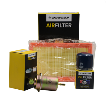 Dunlop Filter Kit FK987 Compatible with FK13-Hyundai Atos G4HG 1.1 2005-2013