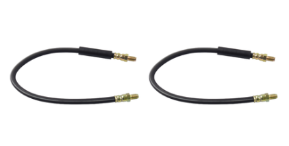 Dunlop Brake hose Compatible with Ford Cortina 1.6 2L 3L V6 77- Pair of 2