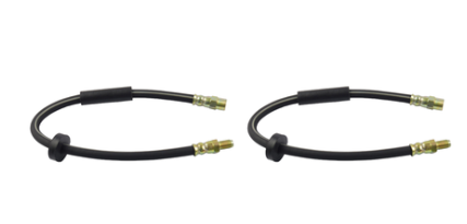 Dunlop Brake hose Compatible with BMW E30 Mercedes W123 VW Golf front Pair