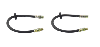 Dunlop Brake hose Compatible with VW Golf Jetta front 82- Pair of 2