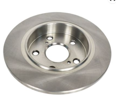 Dunlop Brake Disc Rear Solid Compatible with HYUNDAI I10 1.1 08- Pair of 2