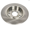Dunlop Brake Disc Rear Solid Compatible with Citroen C3 Set of 2