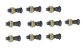Wheel Stud And Nut Compatible with Toyota Hiace Hilux - 48mm Pack of 10