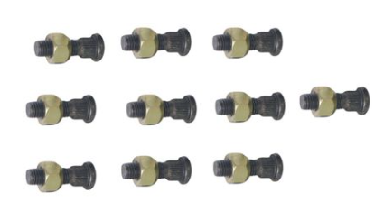 Wheel Stud And Nut Compatible with Toyota Hiace Hilux - 48mm Pack of 10