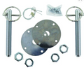 Bonnet Pin Kit - Chrome