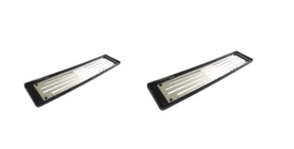 Number Plate Holder with Metal Back Set Of 2