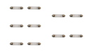 Lucas Car Light 12V 10W Festoon Bulbs Pack of 10 Globes