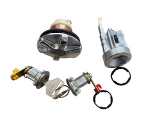 Ignition Barrel + Lock 4 Piece Compatible Toyota Hilux / Runx 1986- Onwards