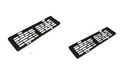 Number Plate Holder Reinforced Set Of 2