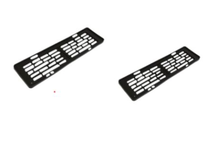 Number Plate Holder Reinforced Set Of 2