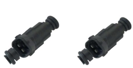 Fuel Injector For A Hyundai Kia G4ED Getz Accent Elantra Rio Set Of 2