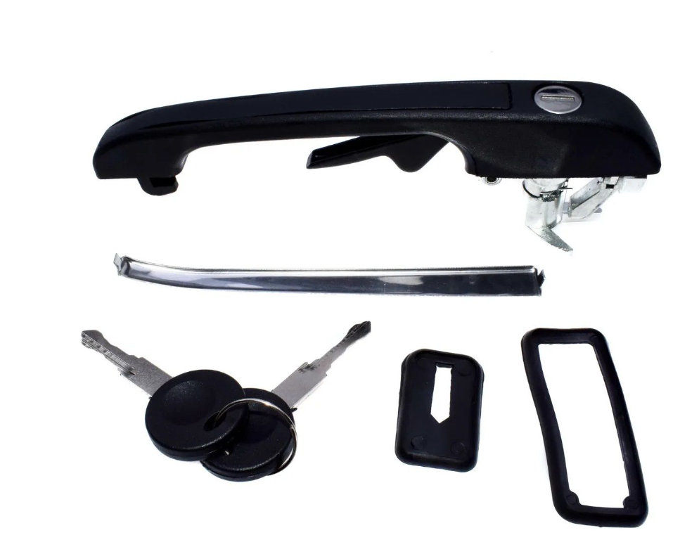 Driver's Side Doorhandle with Keys Compatible with VW Golf/Jetta MK1/MK2