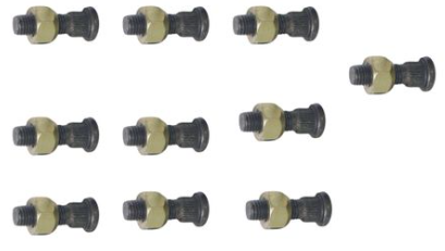 Wheel Stud And Nut Compatible with Toyota Hiace Hilux 41mm Pack of 10
