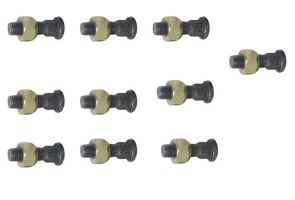 Wheel Stud And Nut Compatible with Toyota Hiace Hilux 41mm Pack of 10