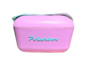 Polarbox - Cooler Box with Leather Strap - Pink - 20L