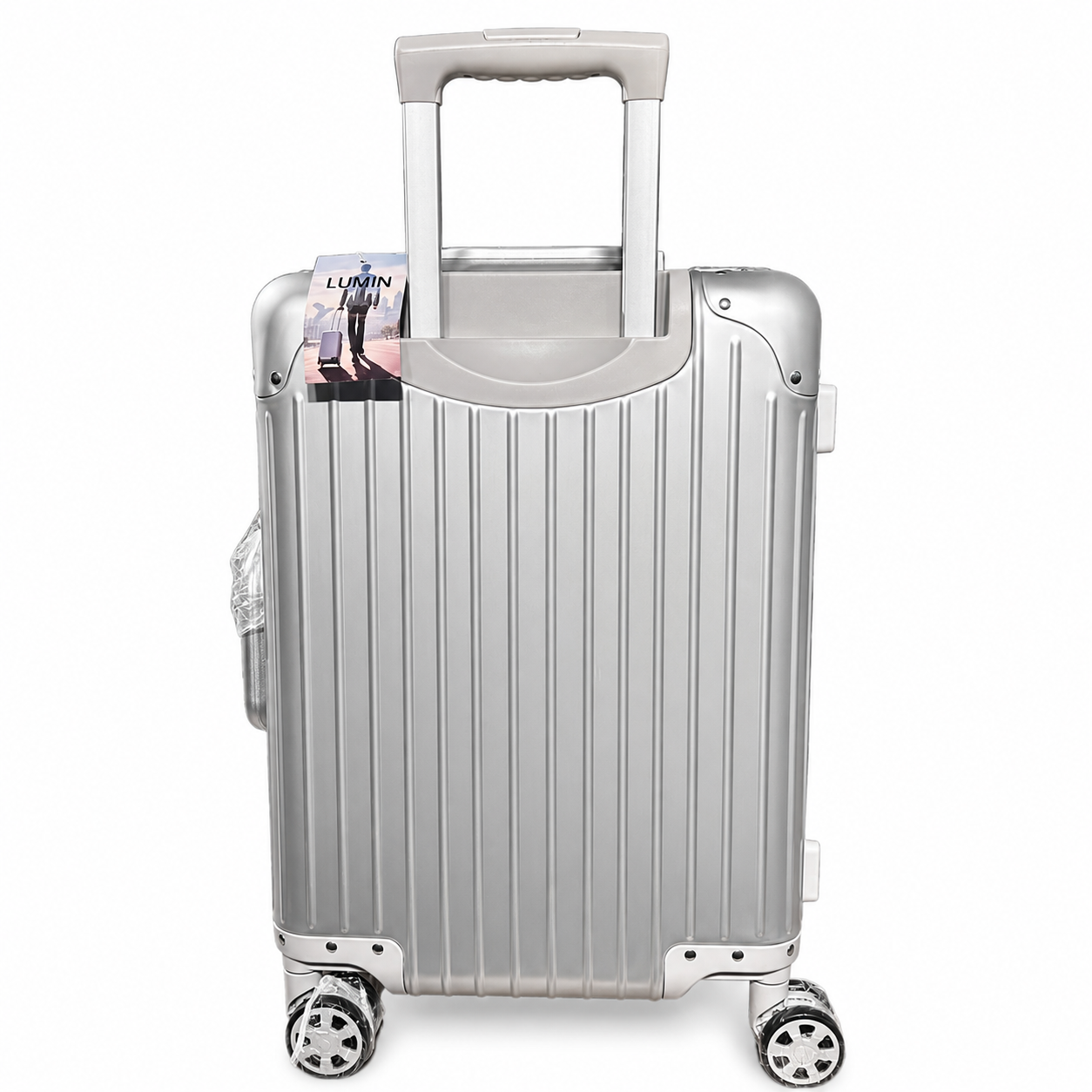 Lumin Aluminum Hard Shell Vertigo Suitcase with TSA Locks - 55cm