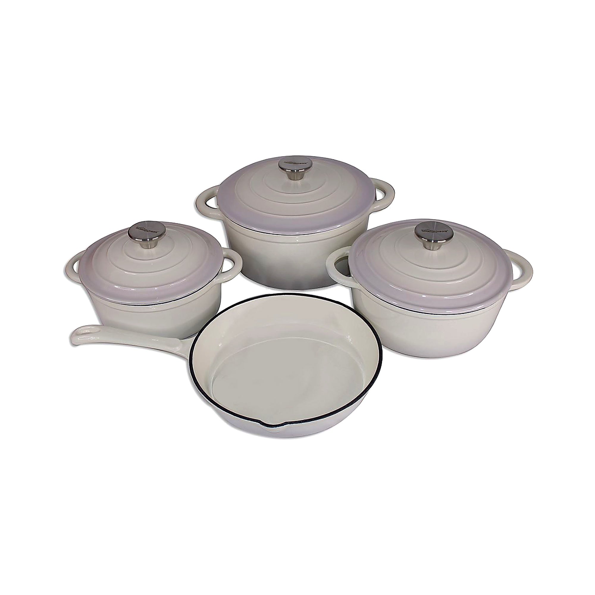 Premium Cast Iron Cookware Set – 7 Piece